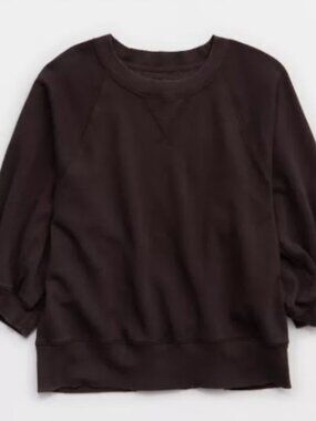 NWT Aerie Femme Sweatshirt In Deep Earth